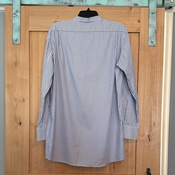 Tory Burch Stripe Tunic Shirt – Blue Dusk/White – Size M – NWOT - Picture 10 of 11